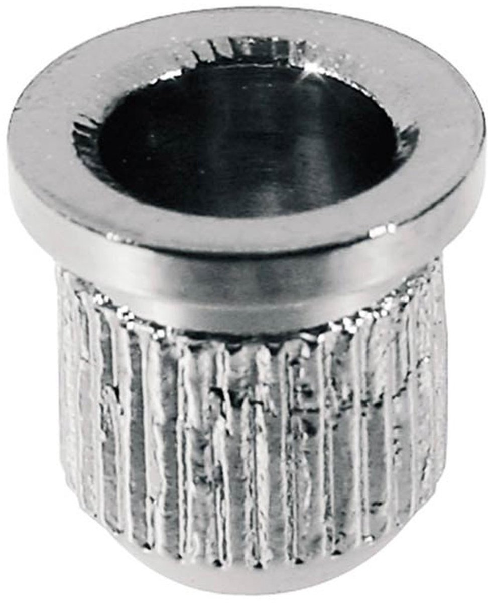 Boston TB-07-C Snaarferrules - 6-pack Chrome (8,2mm x 9,5mm)