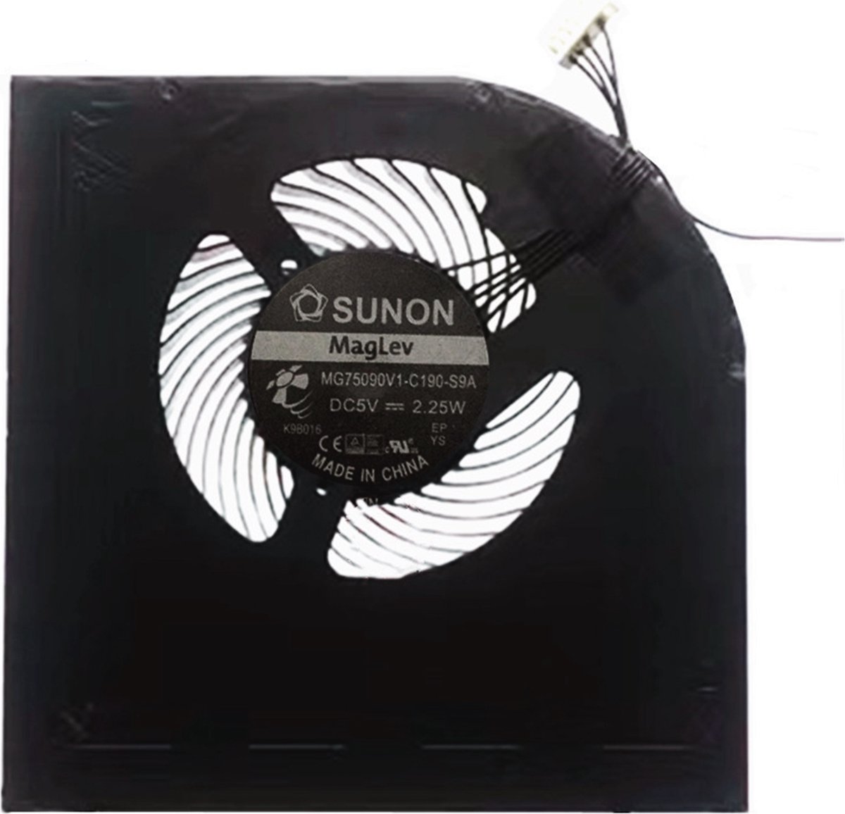 Vervangende Gpu / koelventilator voor o.a. Lenovo ThinkPad P52 (EP520 Sunon) Series - P/N: 01HY786 / MG75090V1-C180-S9A