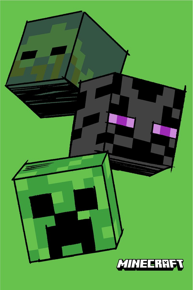 Minecraft Fleece deken, Build - 100 x 150 cm - Polyester Multicolor
