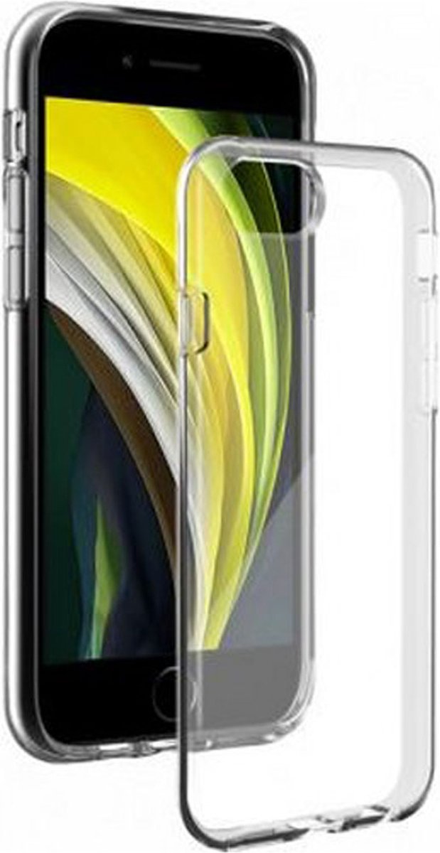 Bigben Connected, Hoesje geschikt voor iPhone SE 2022 / SE / 8 / 7 / 6S / 6 - Flexibel & Dun, Transparant