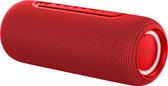 Krüger&Matz Street Draadloze Draagbare Bluetooth 5.0 Speaker - Waterdicht IPX5 - RGB Verlichting - TWS Functie - 20W - Rood
