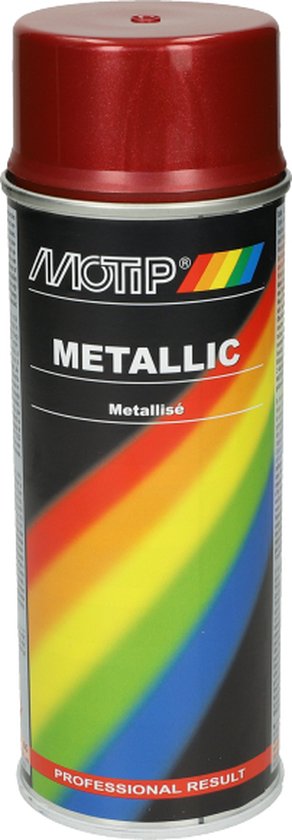 Motip Metallic Lacquer Red - 400 ml