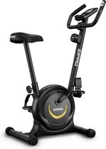 Zipro One S Gold Hometrainer Magnetische Fiets, Hartslagsensoren, Gemakkelijk te transporteren, Antislippedalen, Flessenhouder, Homegym, Stabiele structuur, Max. gebruikersgewicht 110 kg, zwart en goud
