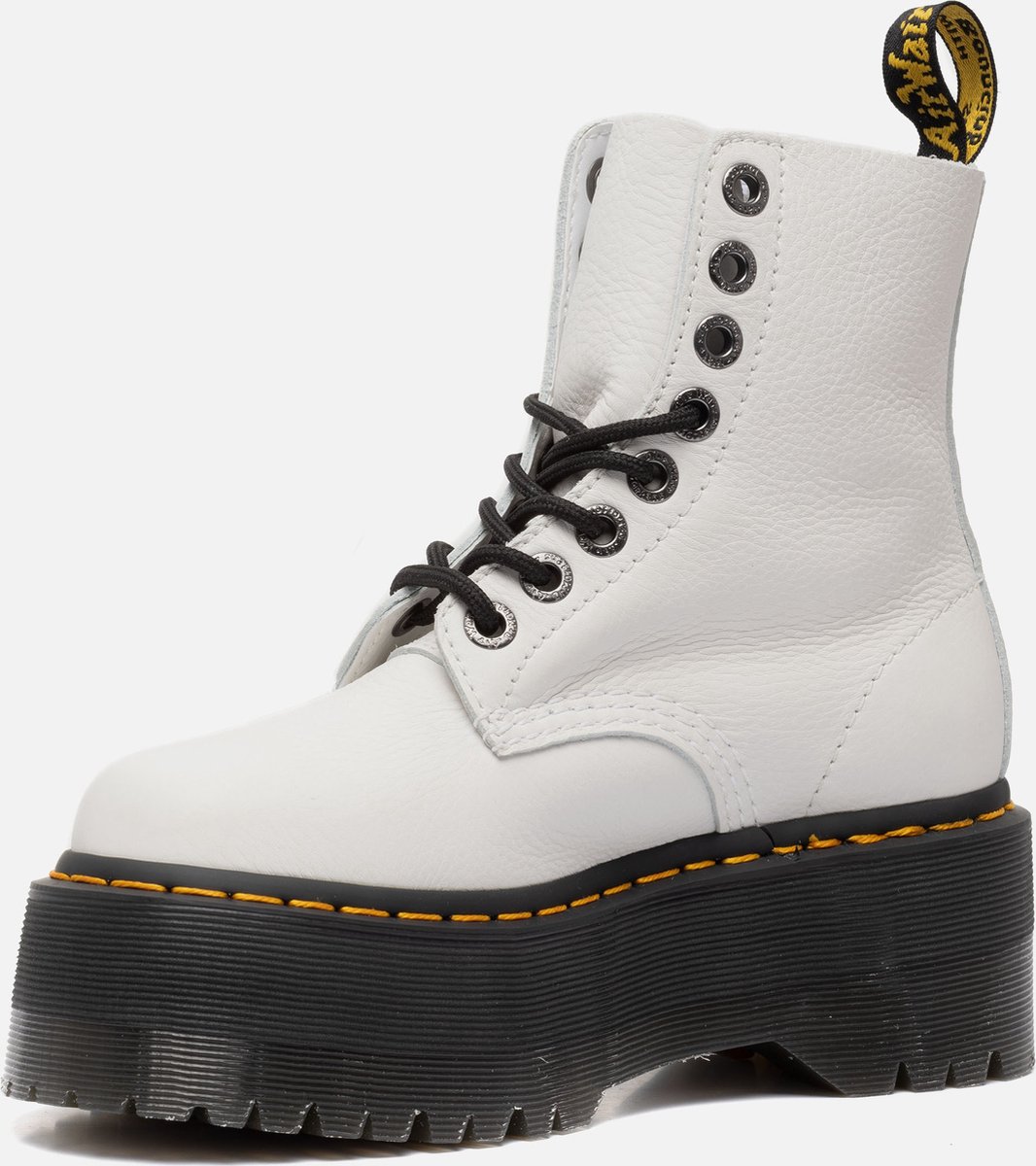 Dr. Martens Quad Retro Max veterboots Leer Wit