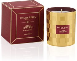 Atelier rebul Apple Cinnamon - Geurkaars (210g) - Fruitige & Kruidige Geur - Perfect voor Herfst & Winter