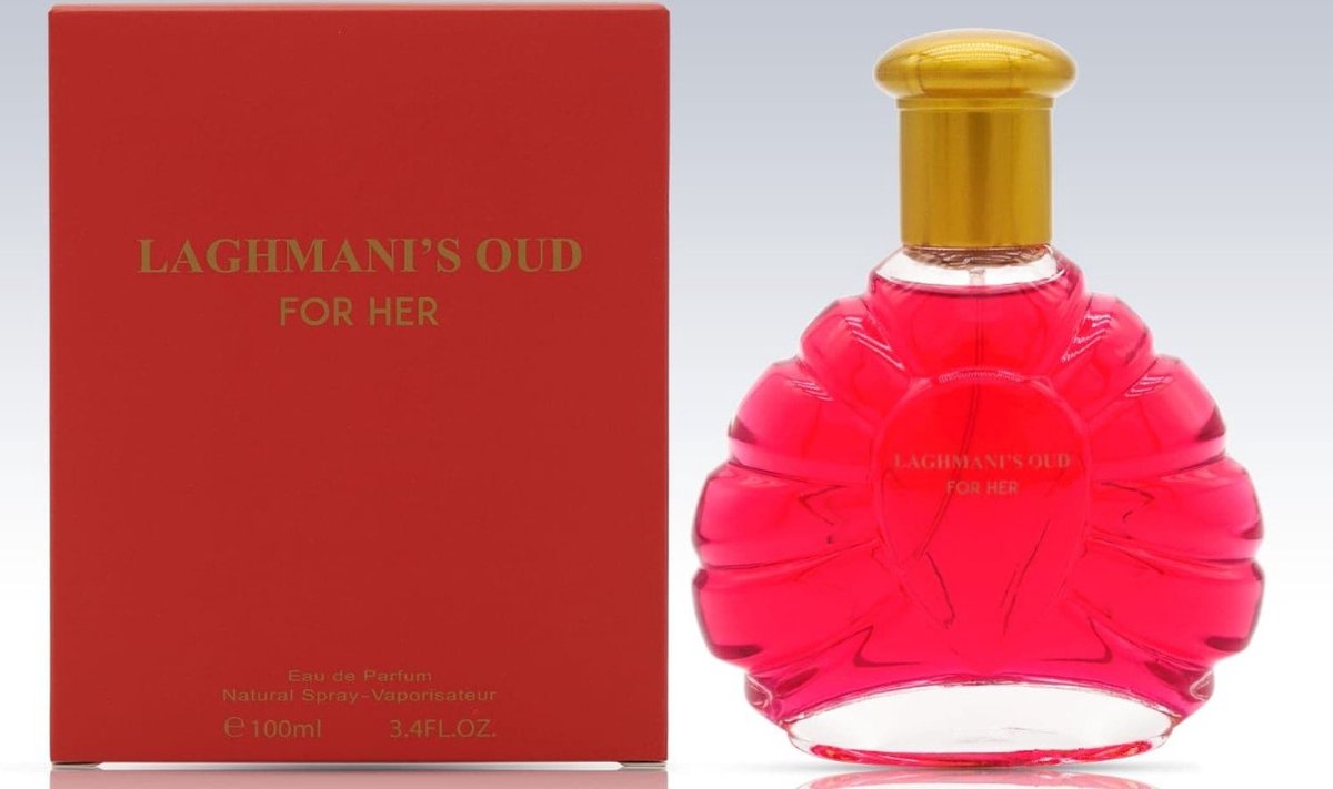 Goedkoopste Fine Perfumery Laghmani's OUD red eau de parfum voor haar 100ml