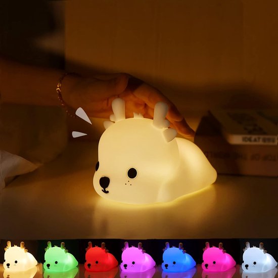 Panda nachtlampje voor de kinderkamer, schattige siliconen nachtlamp Panda nachtlampje voor de kinderkamer, schattige siliconen nachtlamp
