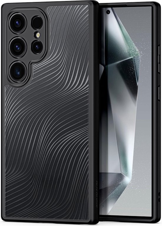 Dux Ducis - Coque de téléphone adaptée au Samsung Galaxy S25 Ultra - Back Cover - Série Aimo - Zwart