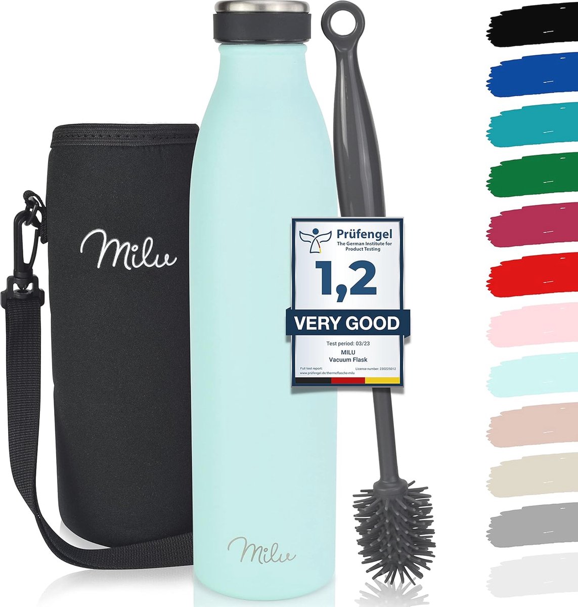 Goedkoopste Vacuüm Geïsoleerde Waterfles - 500ml, 750ml, 1l - Dubbelwandige Metaalfles voor Warme en Koude Dranken