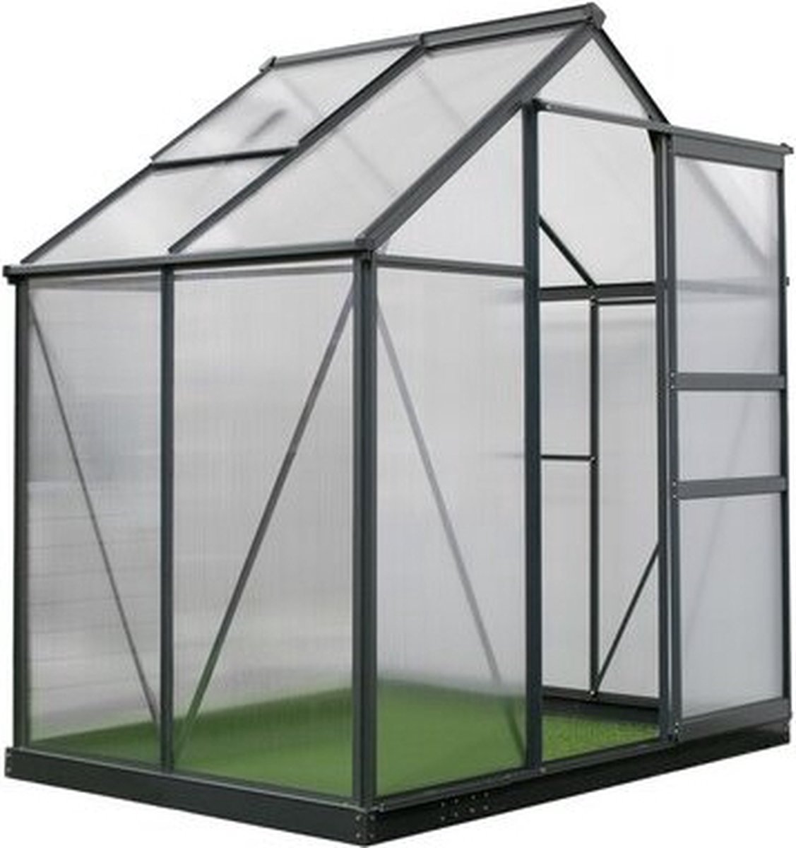 Westmann Greenhouse Flora 64 - 132 x 192 x 202 cm - Anthracite