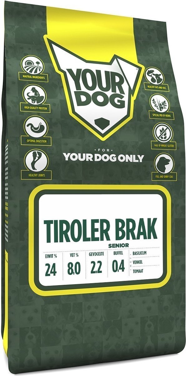 Yourdog Yourdog Tiroler brak Rasspecifiek Senior Hondenvoer 6kg | Hondenbrokken