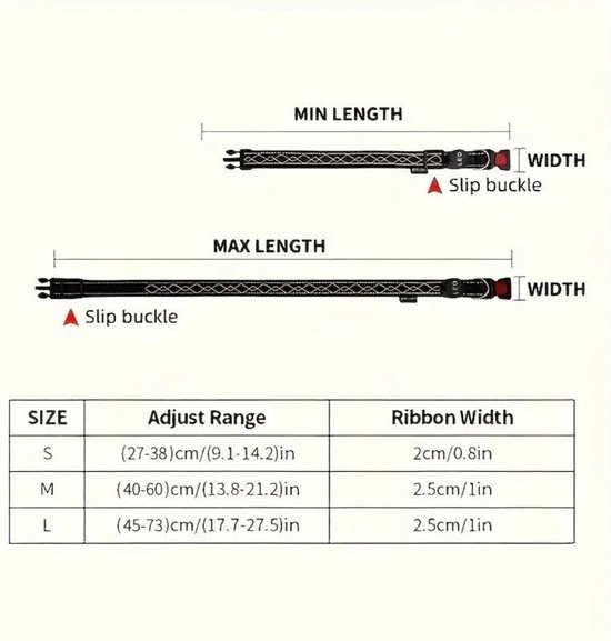 Nivard Collier Lumineux - Collier Lumineux - Lumineux - Chien - Chat - Lumineux - Collier pour Chien LED - Rechargeable - Blauw - L