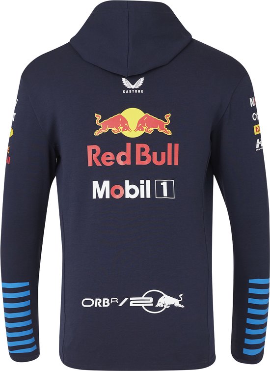 Oracle Red Bull Racing Teamline Hoody met Rits 2024 XL - Max Verstappen - Sergio Perez van Oracle Red Bull Racing — afbeelding 4