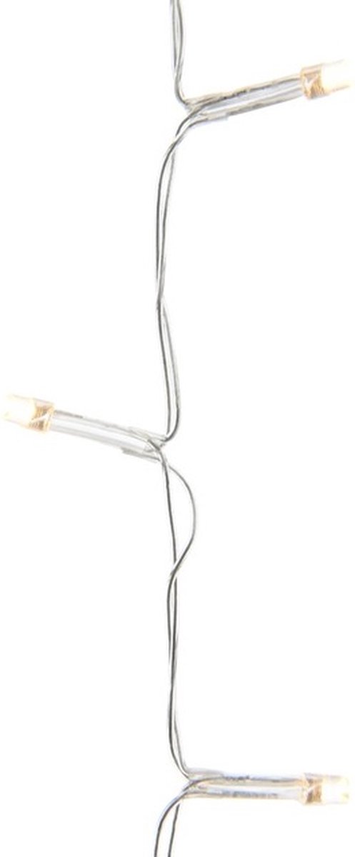 Lumineo Kerstverlichting - 40 LED lampjes - warm wit - batterij - lichtsnoer – foto 2