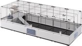 Ferplast Modulaire Kooi Met 4 Verdiepingen Voor Konijnen En Cavia´s 179x72x56 Cm Wit,Grijs
