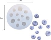 ZoeZo - Kaarsmal Bosbes - Blueberry - Kaars mallen - Siliconen mal - Zelf kaarsen maken - Gips & epoxy gieten - Zeep maken