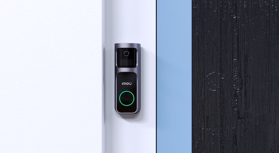 Imou Deurbel 2S Kit - Slimme Draadloze Video Deurbel - 2K QHD Beeldkwaliteit - 5000mAh Batterij - USB-C Snelladen - 166° Graden Gezichtsveld - Weerbestendig - Chime En Wifi Versterker - Lokale Opslag In Chime - 120dB Verstelbaar Volume van Imou — afbeelding 3