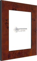 Cadre photo - Noyer - Profil de 4 cm de large - Format photo 28x35 - Verre antireflet - Art.nr. 1060528351