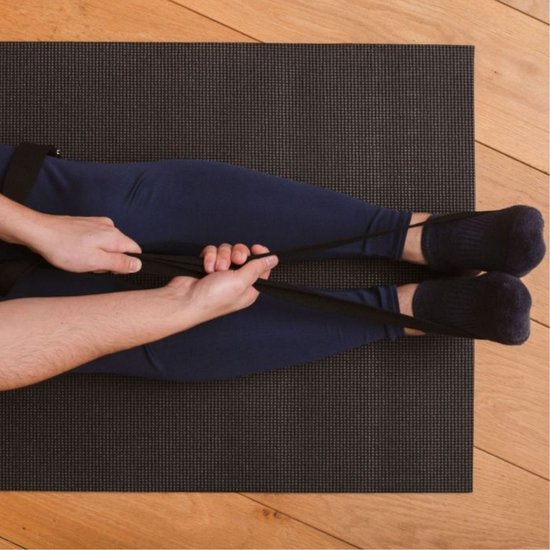Yoga riem The Gym Sessions zwart lang 250 cm — afbeelding 3