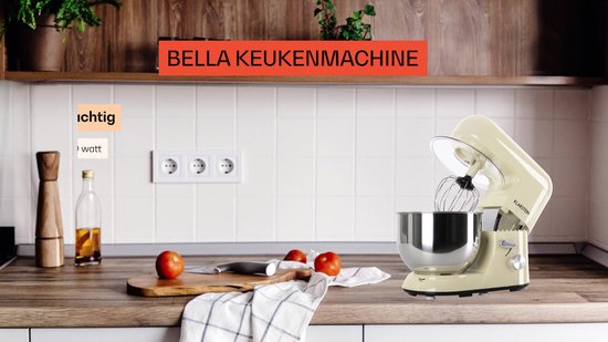 Bella Keukenmachine 1800W 5L Groente