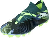 PUMA FUTURE 7 MATCH FG/AG Chaussures de sport unisexes - Ciel gris - PUMA White- Fizzy Apple - Taille 41