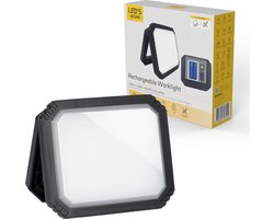 LED's Work Oplaadbare LED werklamp met accu 700 - Draadloos en draagbaar - 10W - Bouwlamp - Bouwlampen - Bouw lamp
