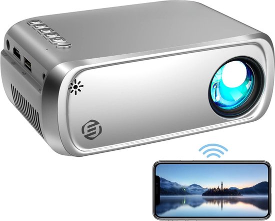 Equivera Mini Beamer - Draagbare Beamer - Beamer - Mini Beamer Projector - Projector - Mini Projector