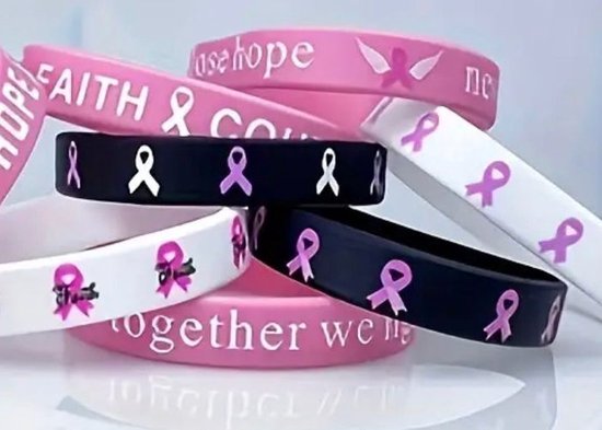 Akyol - armband voor pink ribbon -roze armband - pink ribbon - cadeau - borstkankerdag - wereldkankerdag - pink - roze maand