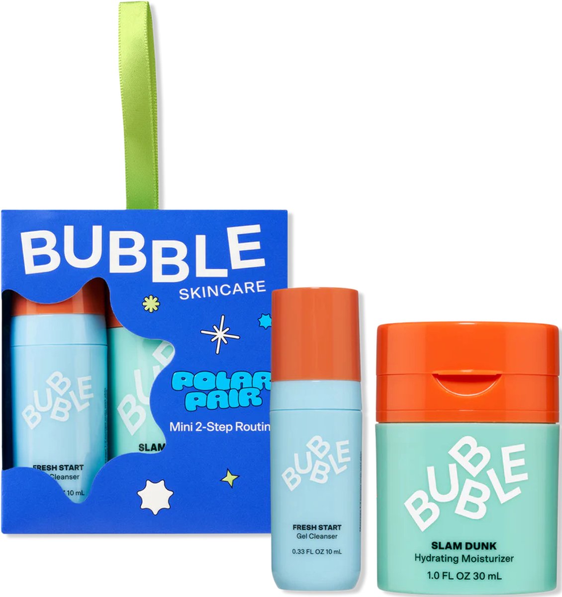 Goedkoopste Bubble Skincare - Polar Pair Mini 2-Step Routine - Huidverzorgingsset