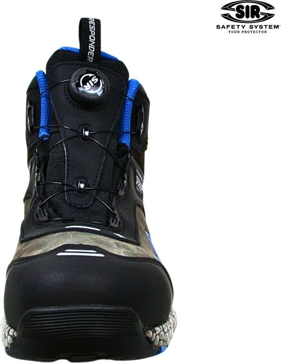 MANHATTAN Chaussures de travail Hautes S3 - Chaussures de sécurité - Cuir Nubuck - Imperméables - Embout Aluminium