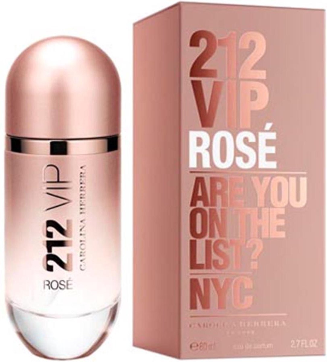 Goedkoopste Carolina Herrera 212 VIP Rose 80ml Vrouwen 80ml eau de parfum