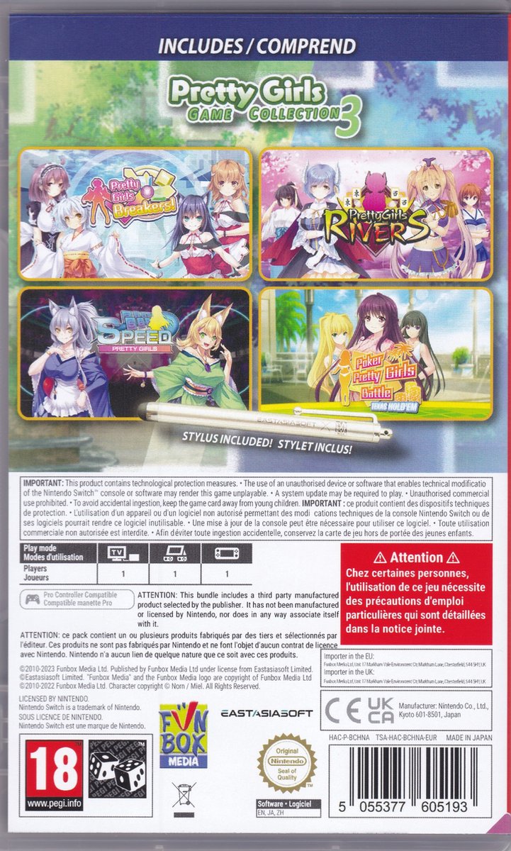Pretty Girls Game Collection 3 Switch