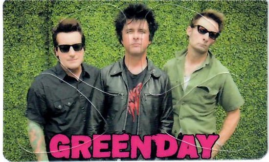 Green Day - Albums - Plectrum - Pikcard met 4 plectrums