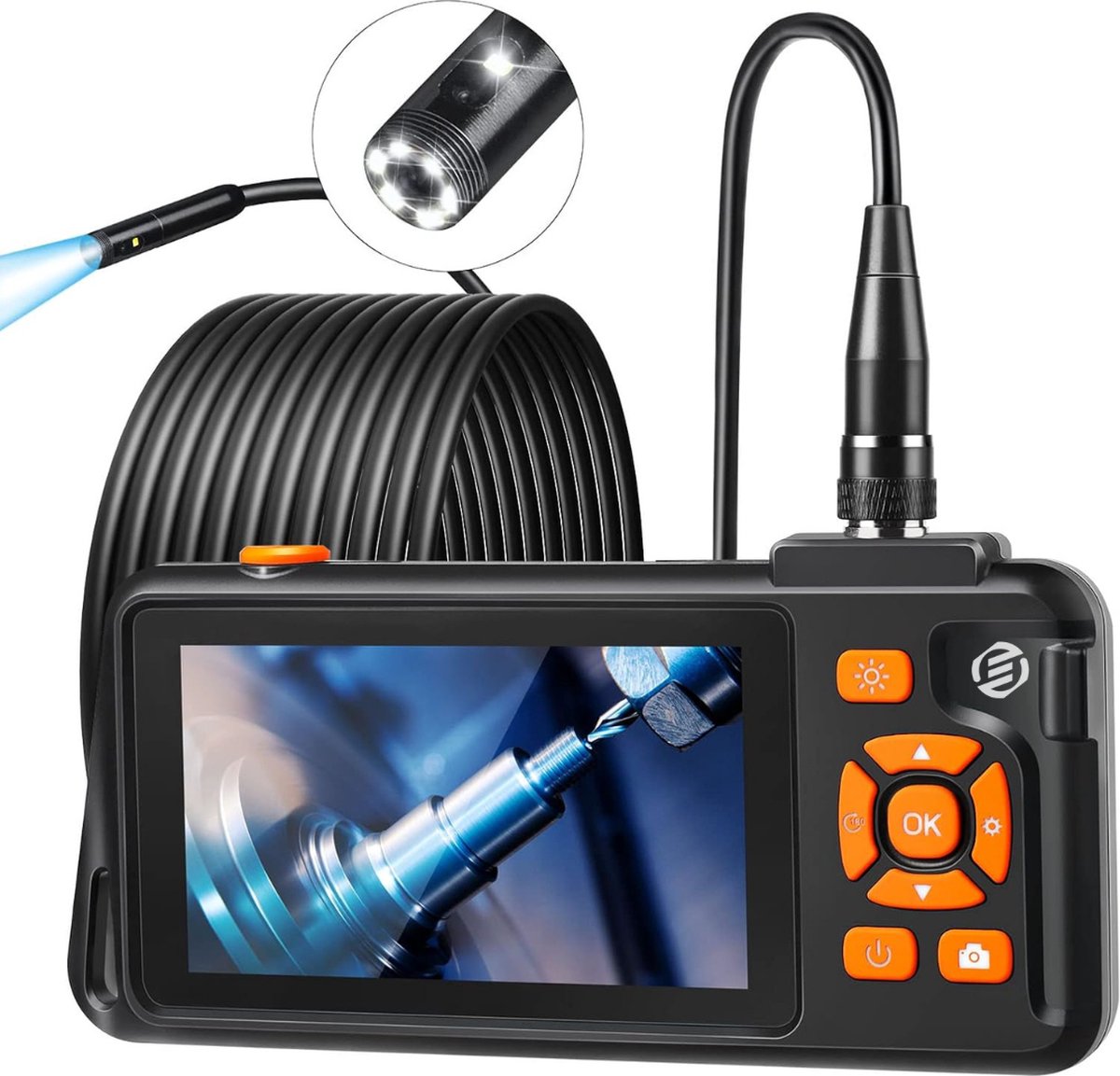 Equivera Endoscoop geschikt voor iPhone - Endoscoop - Inspectiecamera - Inspectiegereedschap - Waterproof - HD Camera - Premium