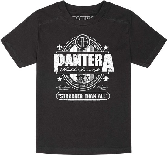 Pantera Metal-Kids - Stronger Than All Unisex T-shirt - zwart - 140