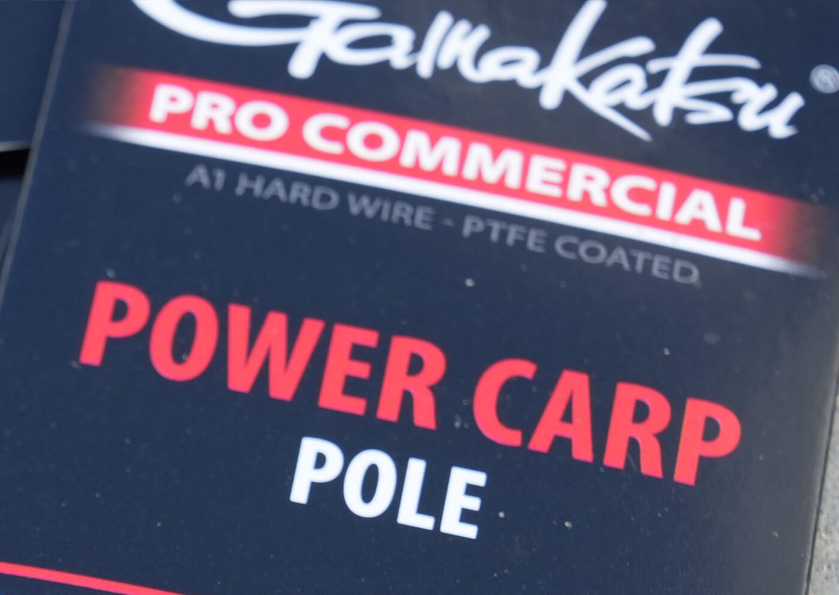 Gamakatsu Power Carp Pole Barbless Onderlijnen H18 0.14mm 20cm