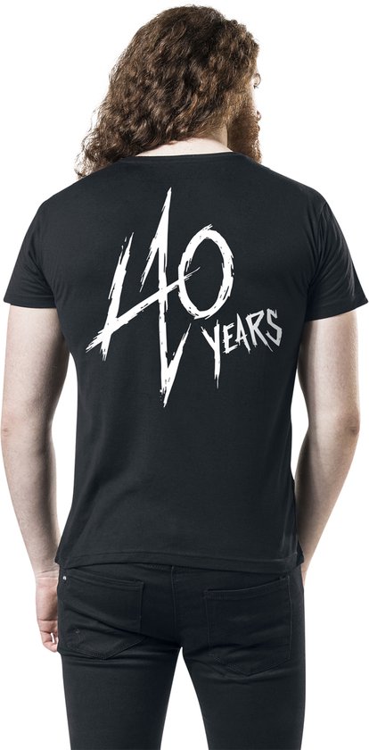 Metallica 40th Anniversary Songs Logo Heren T-shirt - zwart - L
