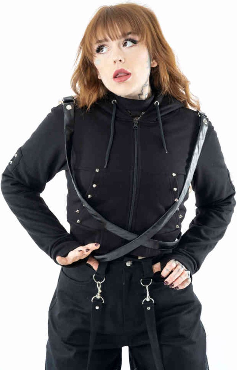 Heartless - Goldie Vest met capuchon - S - Zwart