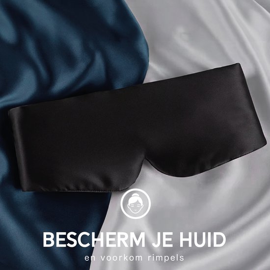 ZIMASILK Slaapmasker Van 100% Pure Moerbeizijde, Met Een Sterkte Van 22 Momme Gevuld Met 100 Moerbeizijde Zijden Sluitband Extreem Zacht En Comfortabel Slaapmasker Donkergrijs