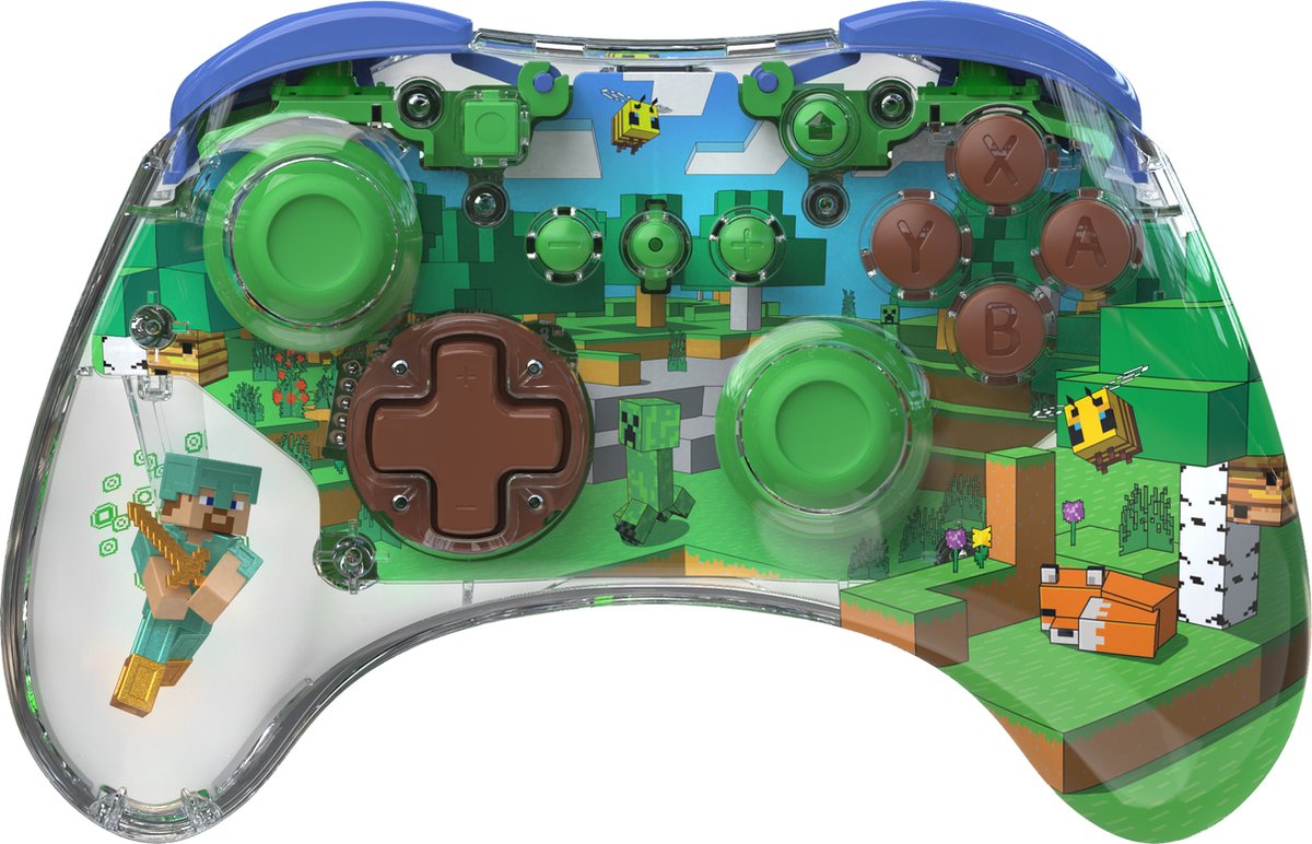 PDP REALMz Draadloze Controller - Minecraft Forest Controller Nintendo Switch