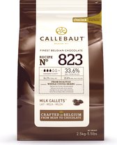 Callebaut Chocolade Callets - Melk - 2,5 kg - Belgische Chocolade