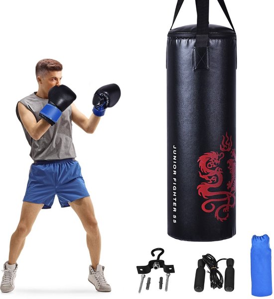 VGEBY Unisex-Kids Boksen PU Sparring Ponsen Training Handschoenen 3-12 Jaar Rood