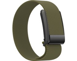 EP Goods - Bandje geschikt voor WHOOP 3.0 & WHOOP 4.0 - Nylon - Armband - Verstelbaar Polsbandje - Donkergroen