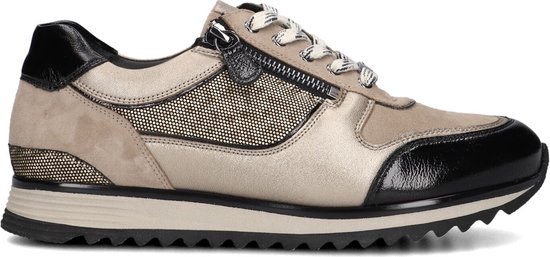 Foto: Hassia 302031 sneakers leer dames taupe maat 37