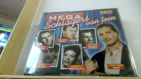 MEGA SCHLAGERS VAN TOEN 4CDS