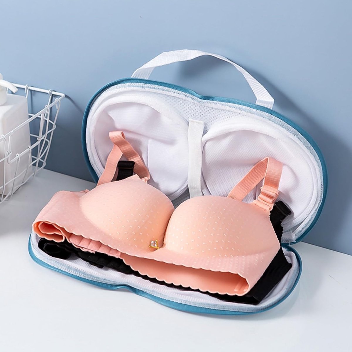 3x Bh Waszakken - Bh Wasnetje Voor Wasgoed - Anti-Vervorming - Waszakje Lingerie - Premium Lingerie Waszakje - 19x35cm - Met Rits - Waszak Bh - Delicaat Wasgoed - Waszak - Wasgoed - Waszakje Laundry Bag - Wasnet - Wasmachine - Geschikt Voor A-C-cup — afbeelding 2