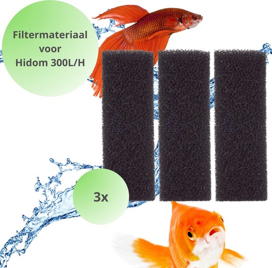 Foto: Filtermateriaal hidom aquariumfilter 300l h