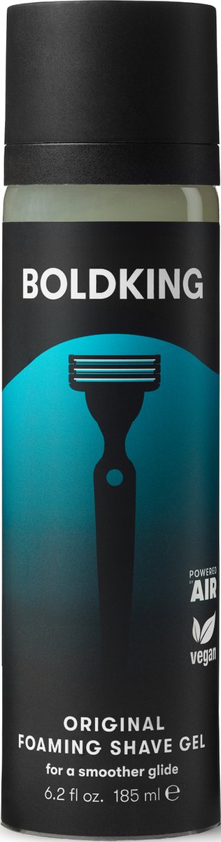 Goedkoopste Boldking Original Shaving Gel - Scheerschuim Heren - Scheergel - Scheren Mannen & Vrouwen - 185ml