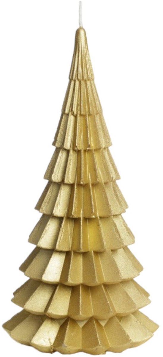 Rustik Lys Buitenkaars 'Kerstboom' (XL, Goud)