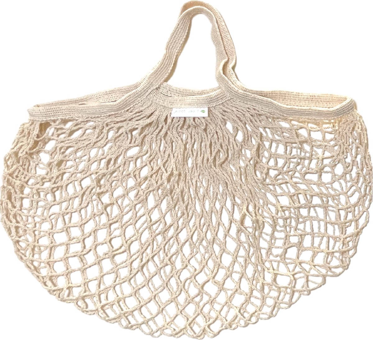 Boodschappen tas - net - katoen - naturel - herbruikbaar - eco - fruittas - mesh - cotton